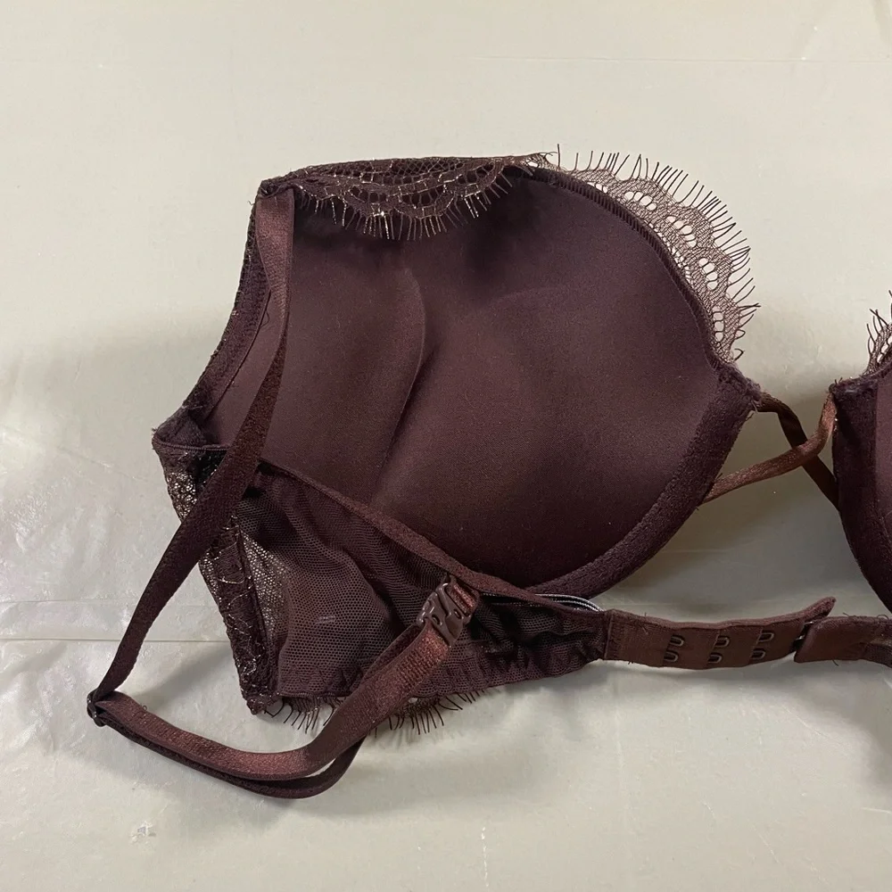 Victoria's Secret Deep Brown Lace Bra - Picture 11 of 15